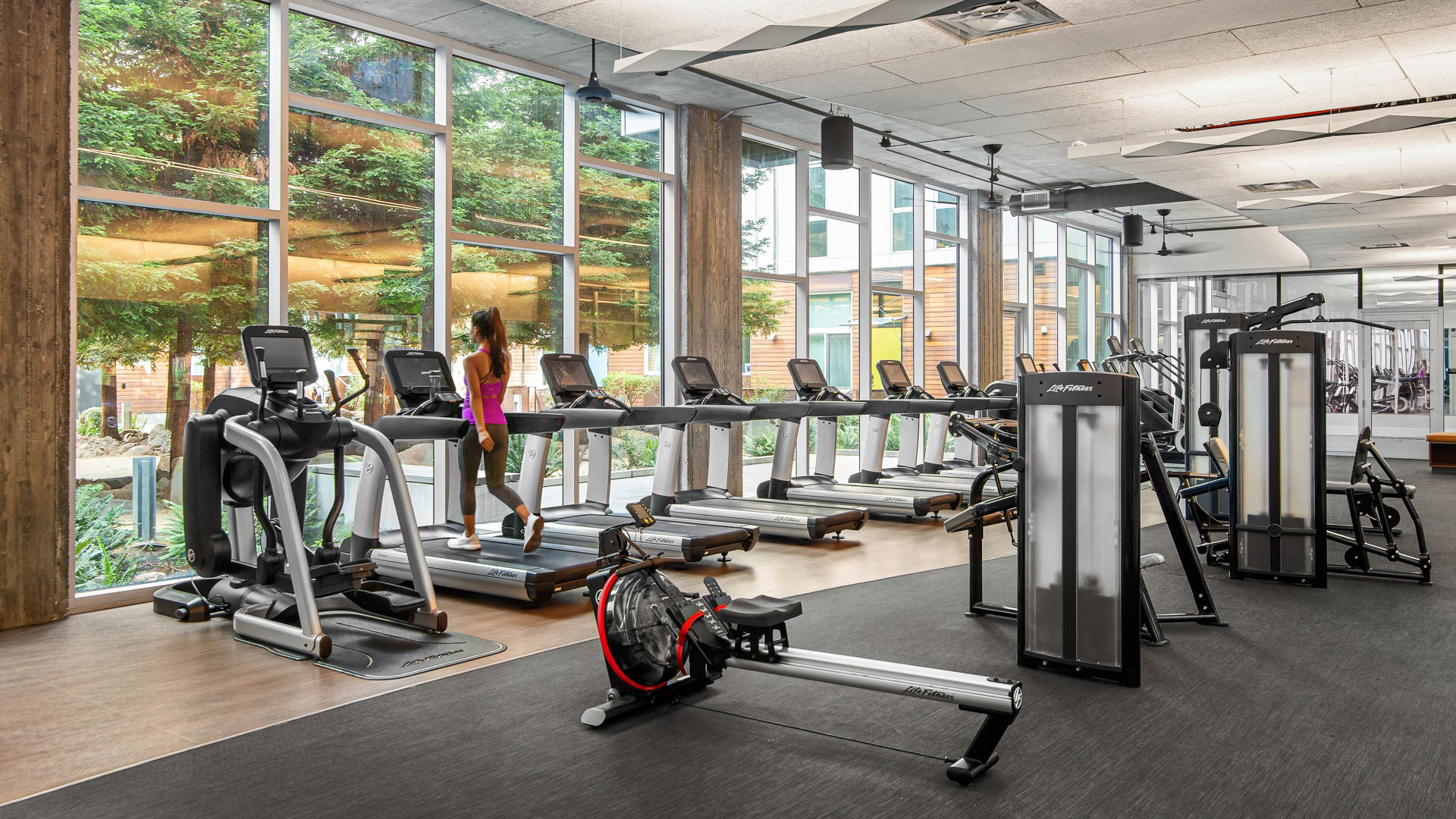 Gym at 855 Brannan Apartments (2 of 4)
