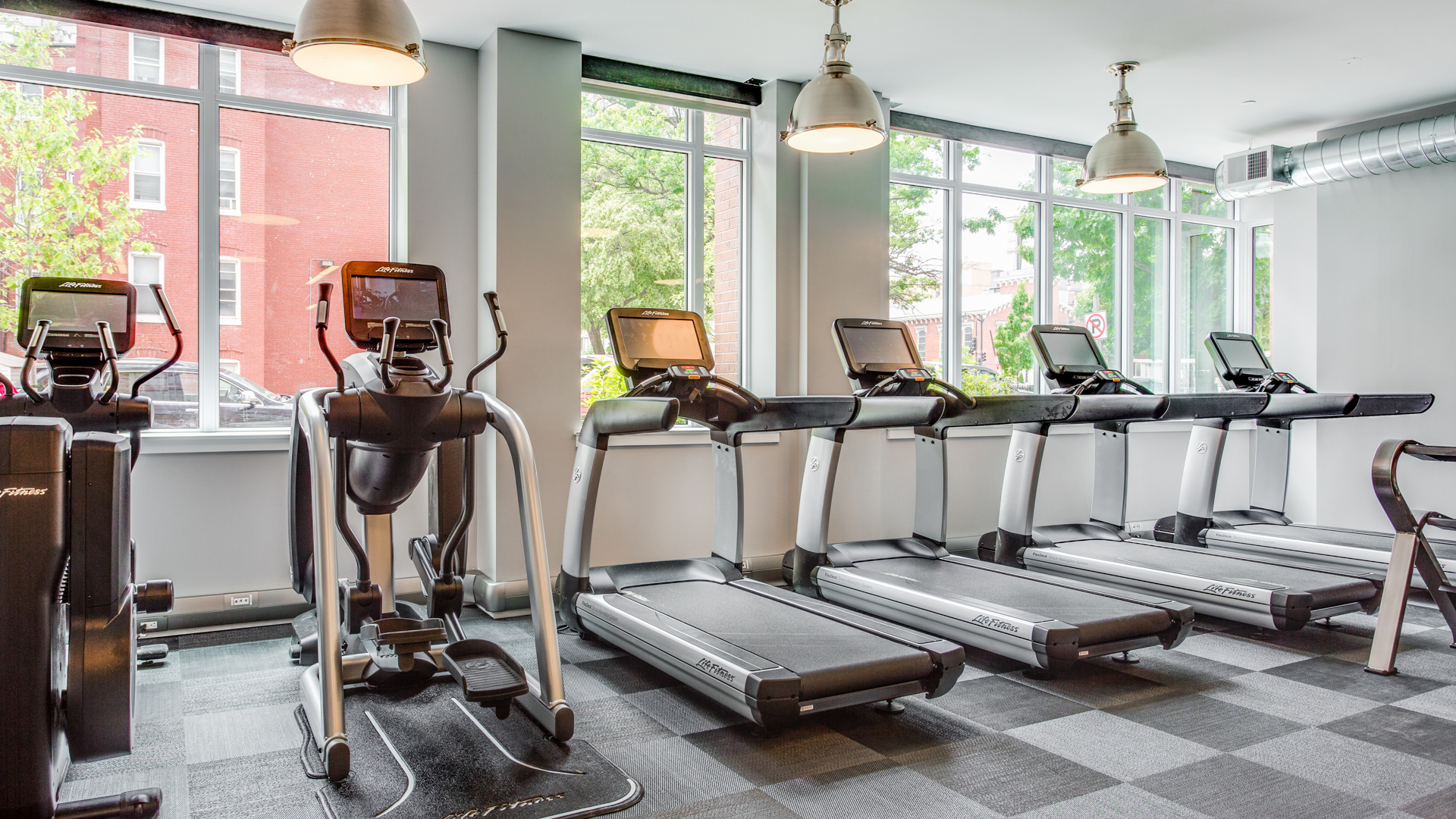 Gym at 455 Eye Street Apartments (2 of 2)