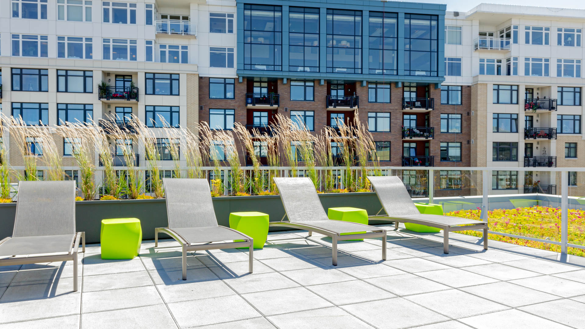 Roof deck at Cascade Apartments (4 of 7)