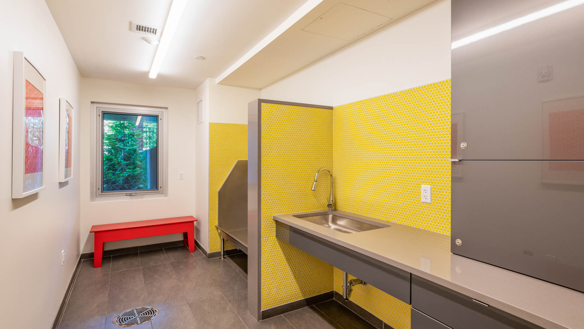 Pet wash at Girard Apartments