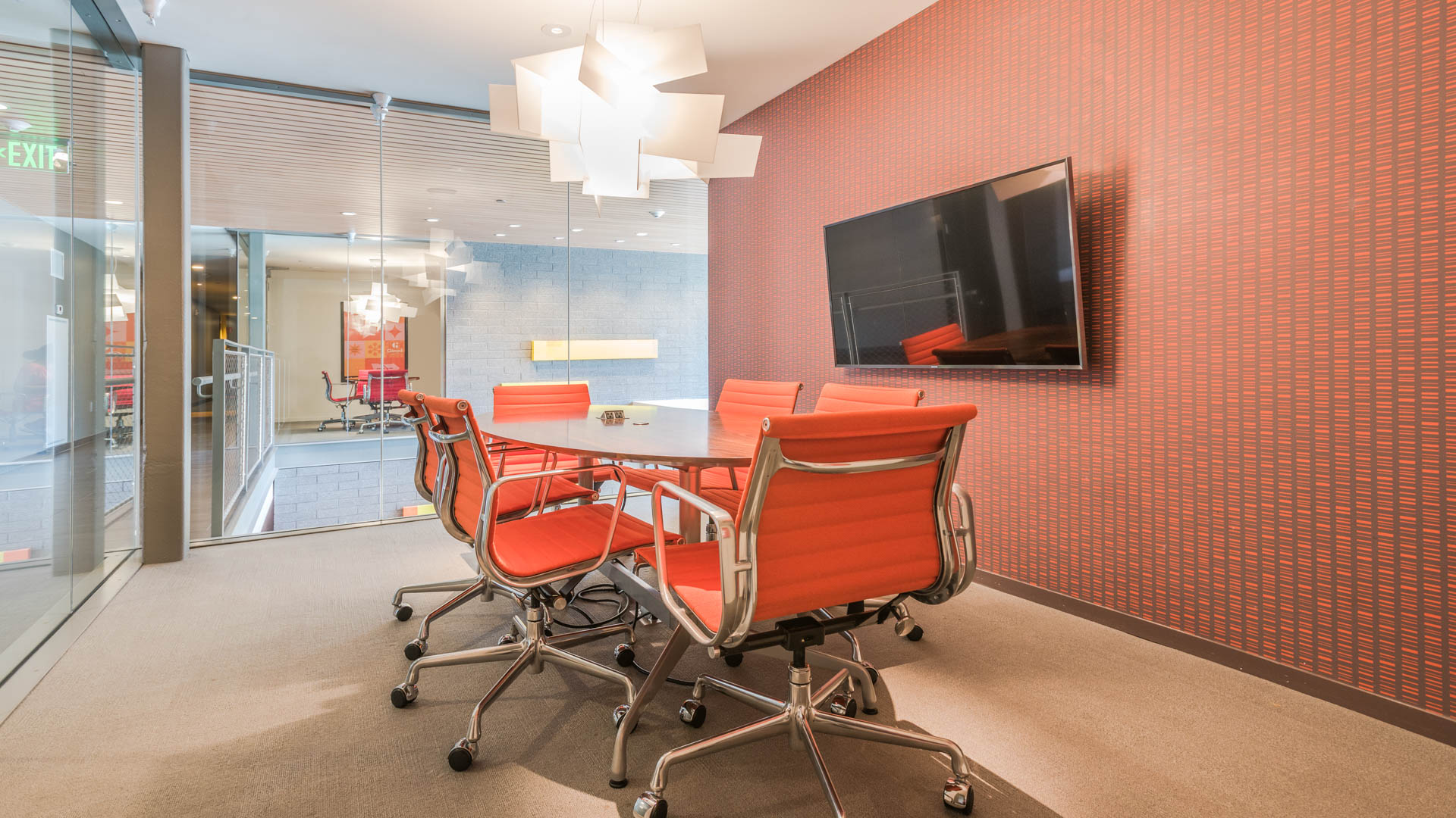 Work space at Girard Apartments