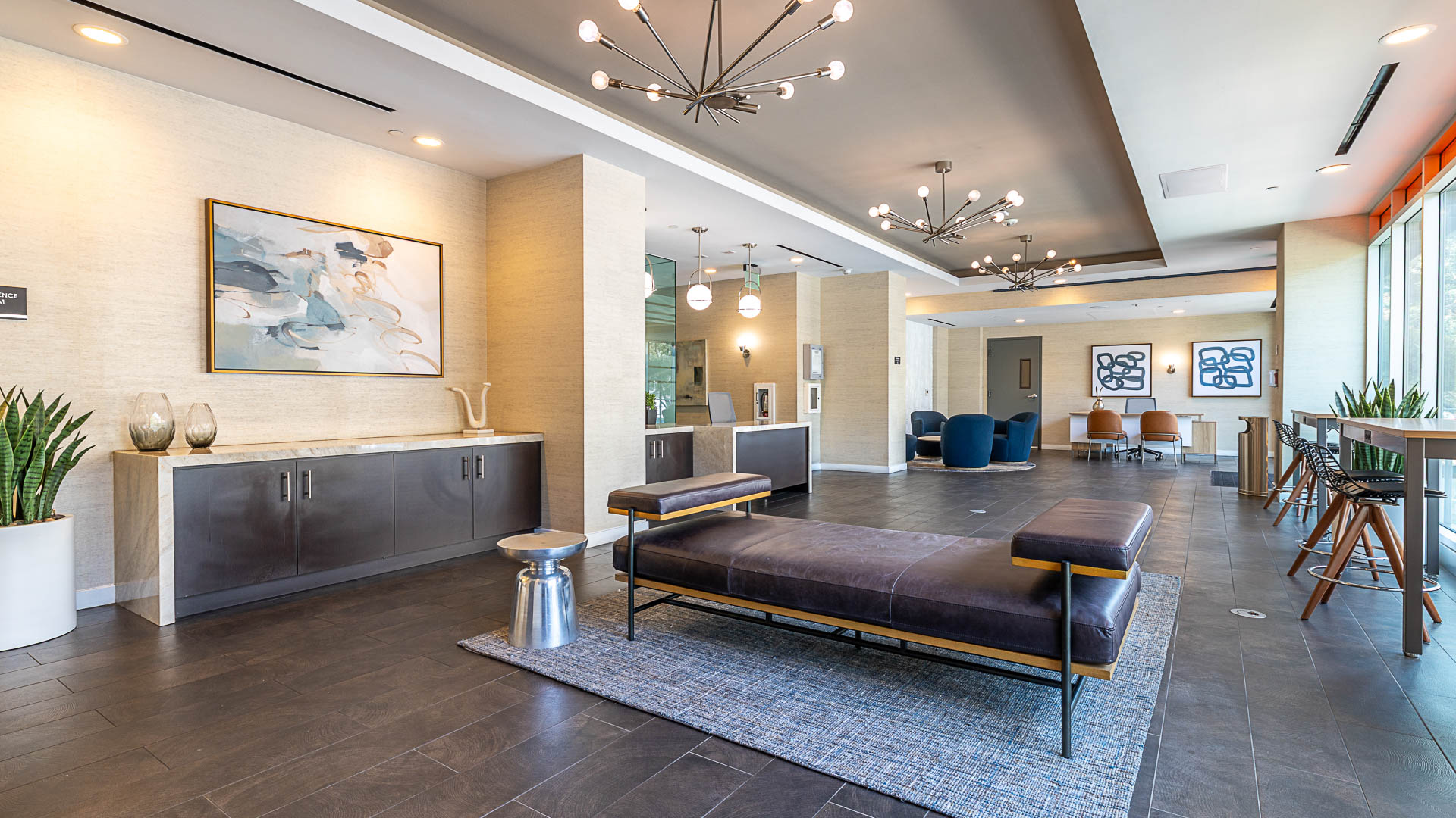 Lobby at Radius Koreatown Apartments (2 of 3)