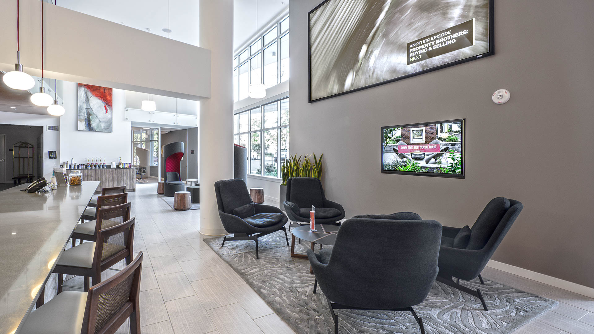 Lounge at Venn at Main Apartments (5 of 5)