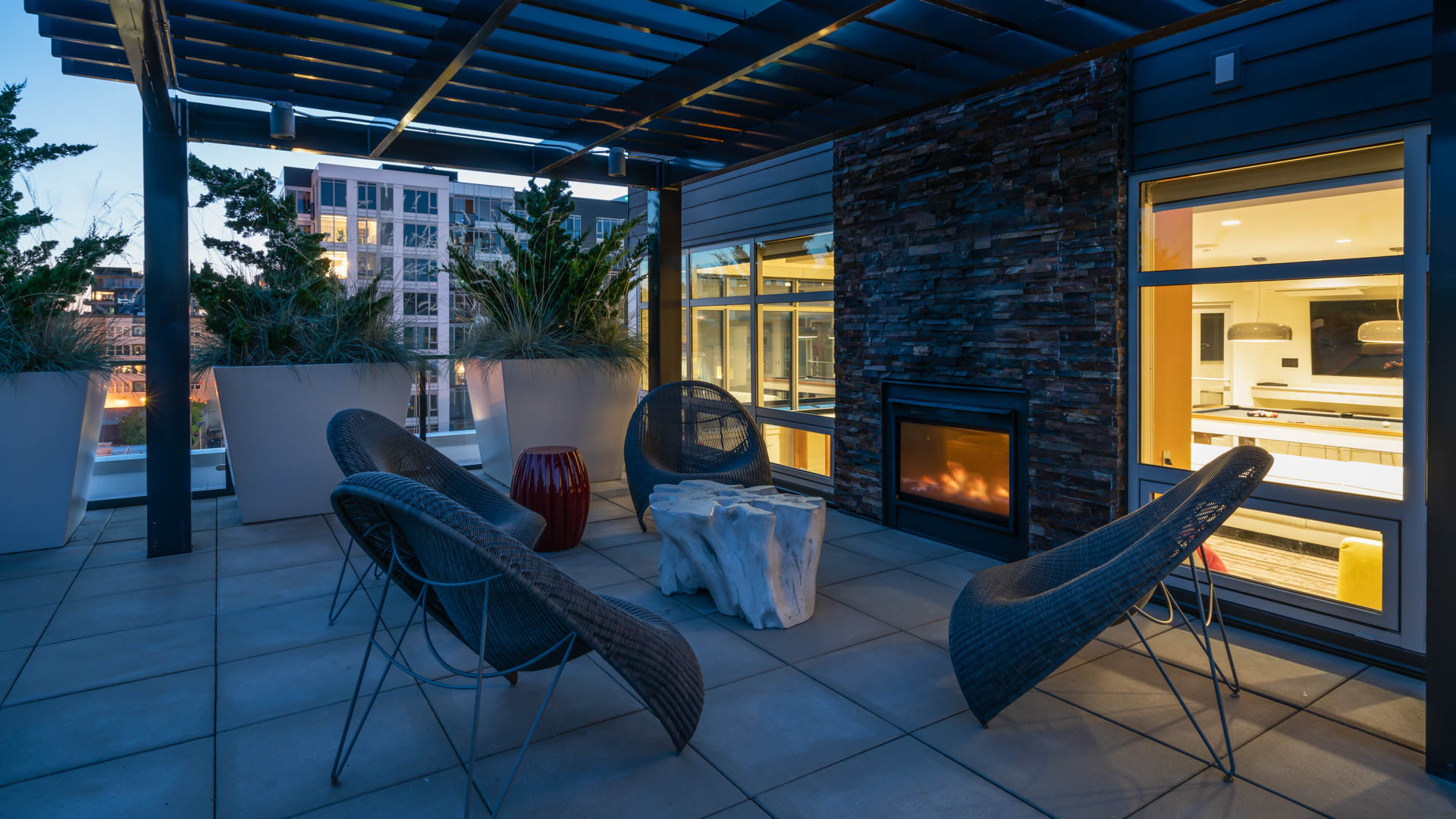 Roof deck at Venn at Main Apartments (4 of 4)