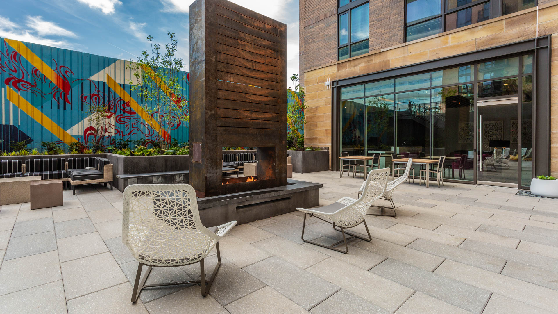 Roof deck at 100K Apartments (4 of 5)