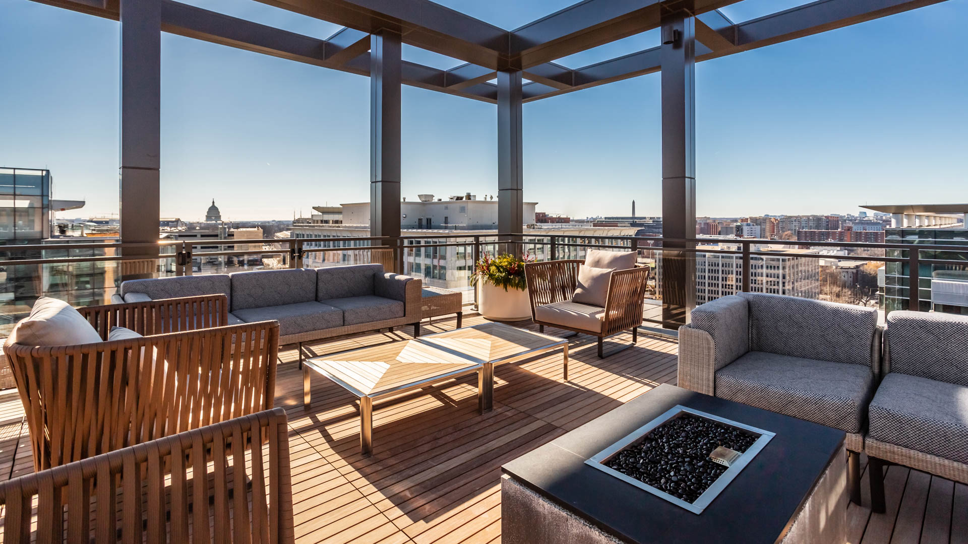 Roof deck at 100K Apartments (1 of 5)