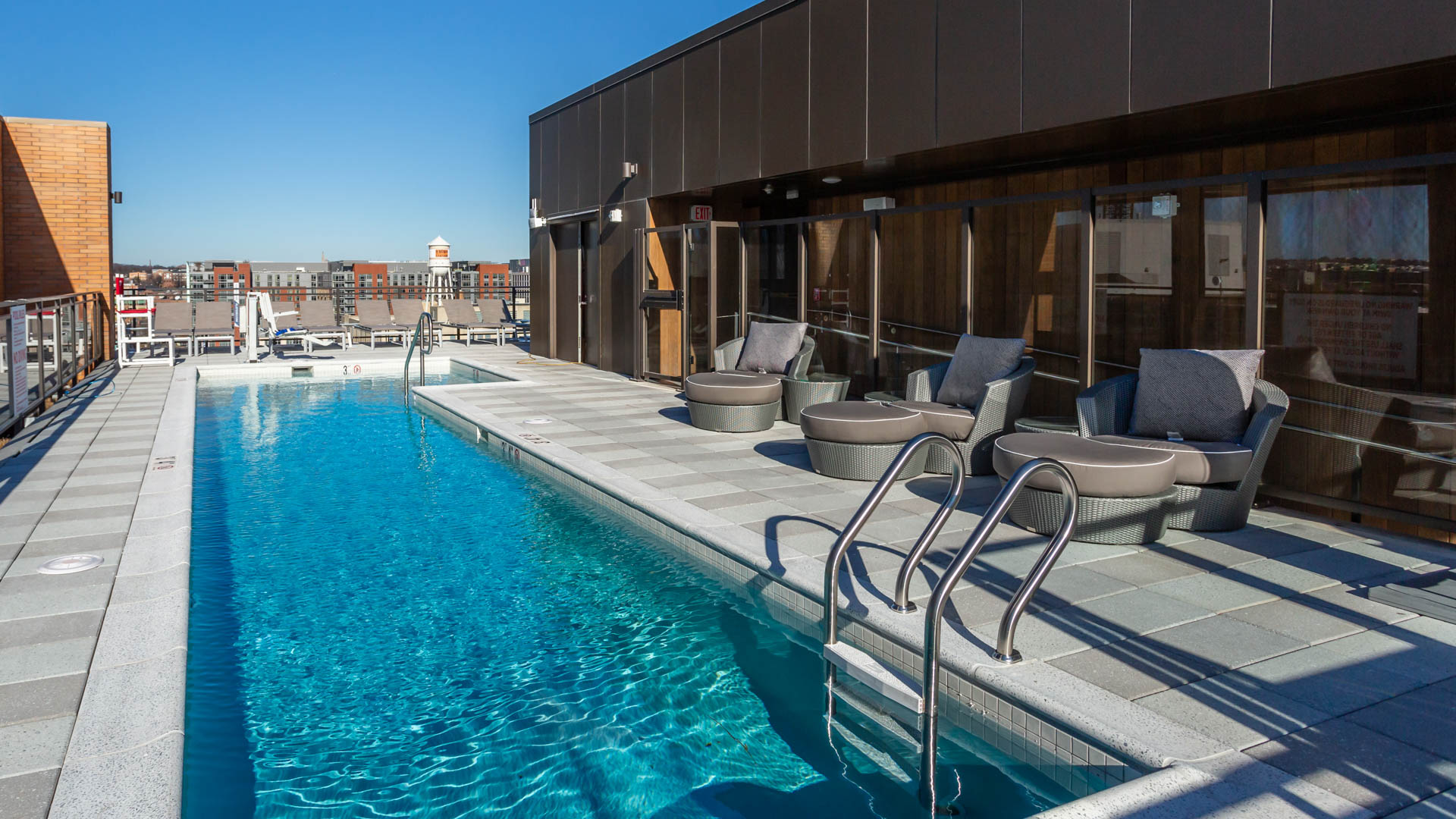 Pool at 100K Apartments (1 of 2)