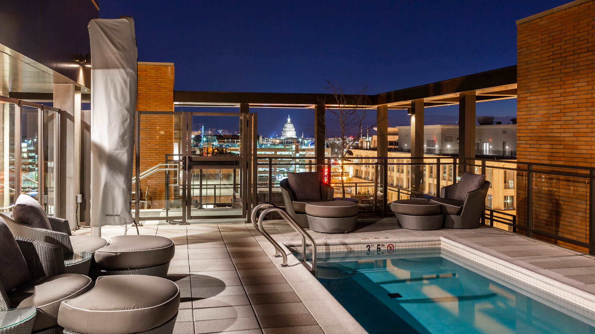 Pool at 100K Apartments (2 of 2)