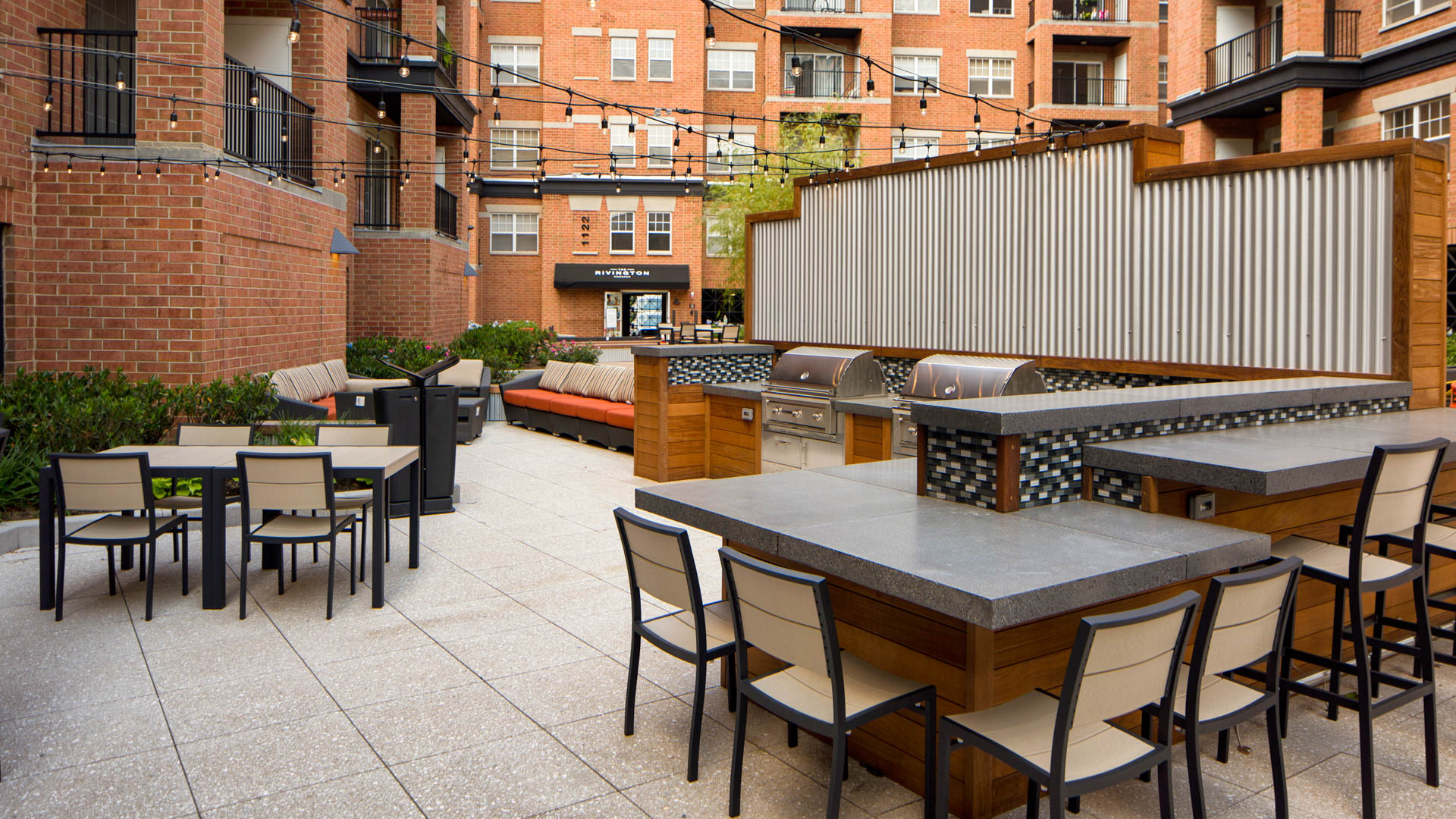 Grill area at The Rivington Apartments (1 of 2)