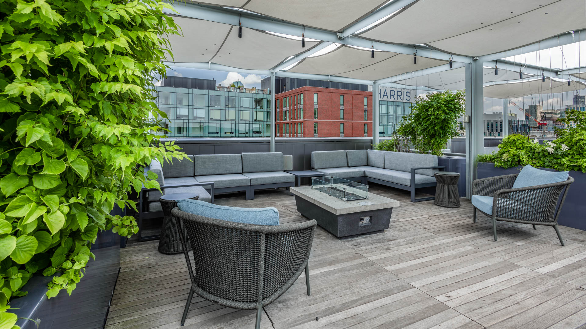 Roof deck at Troy Boston Apartments (2 of 3)
