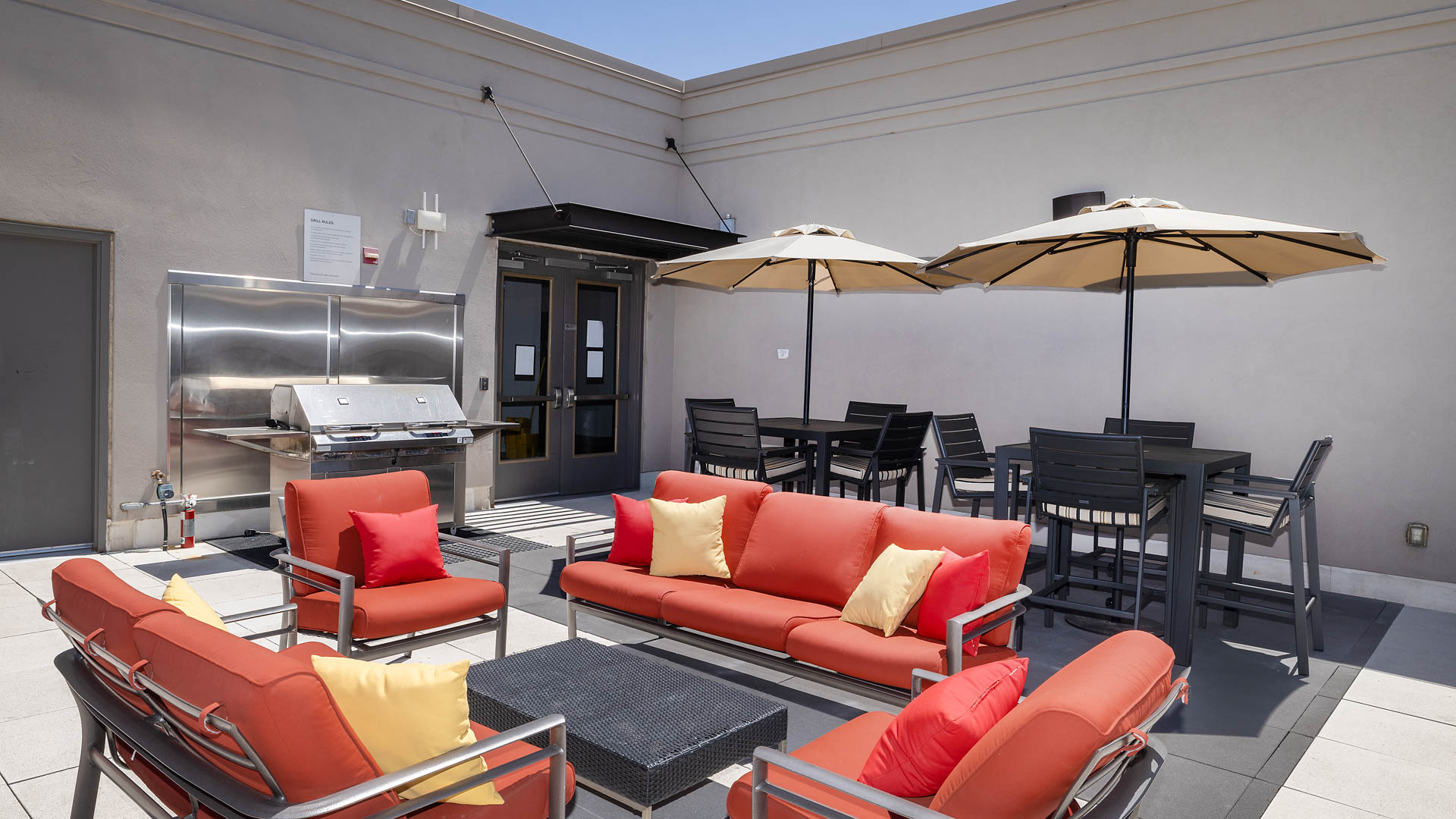 Roof deck at Radius Uptown Apartments (2 of 2)