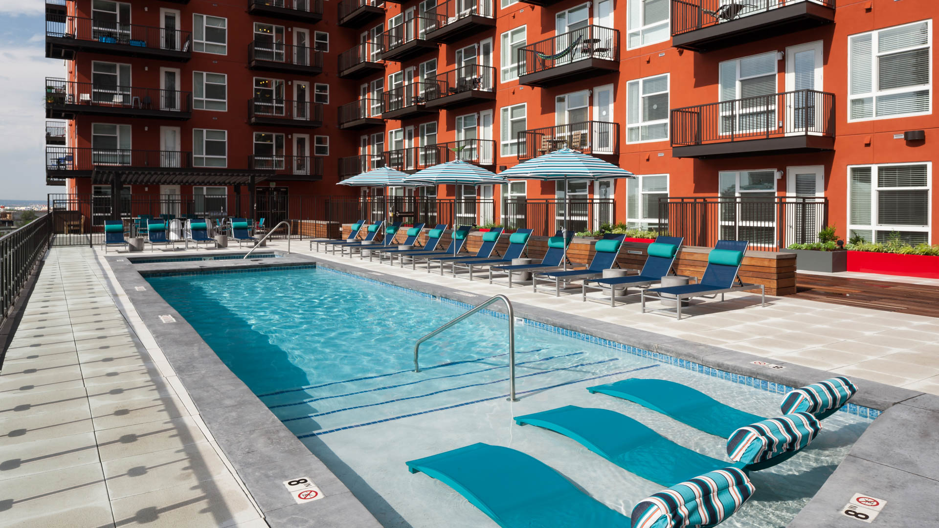 Pool at Radius Uptown Apartments (2 of 3)