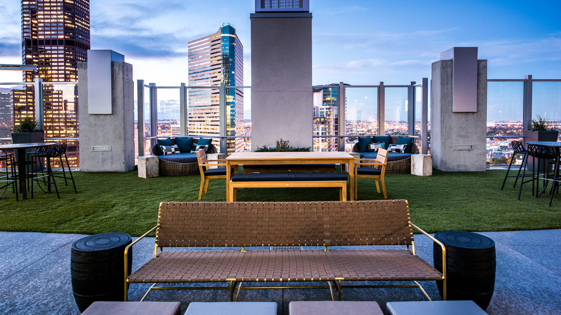 Roof deck at Skyhouse Denver Apartments (3 of 3)