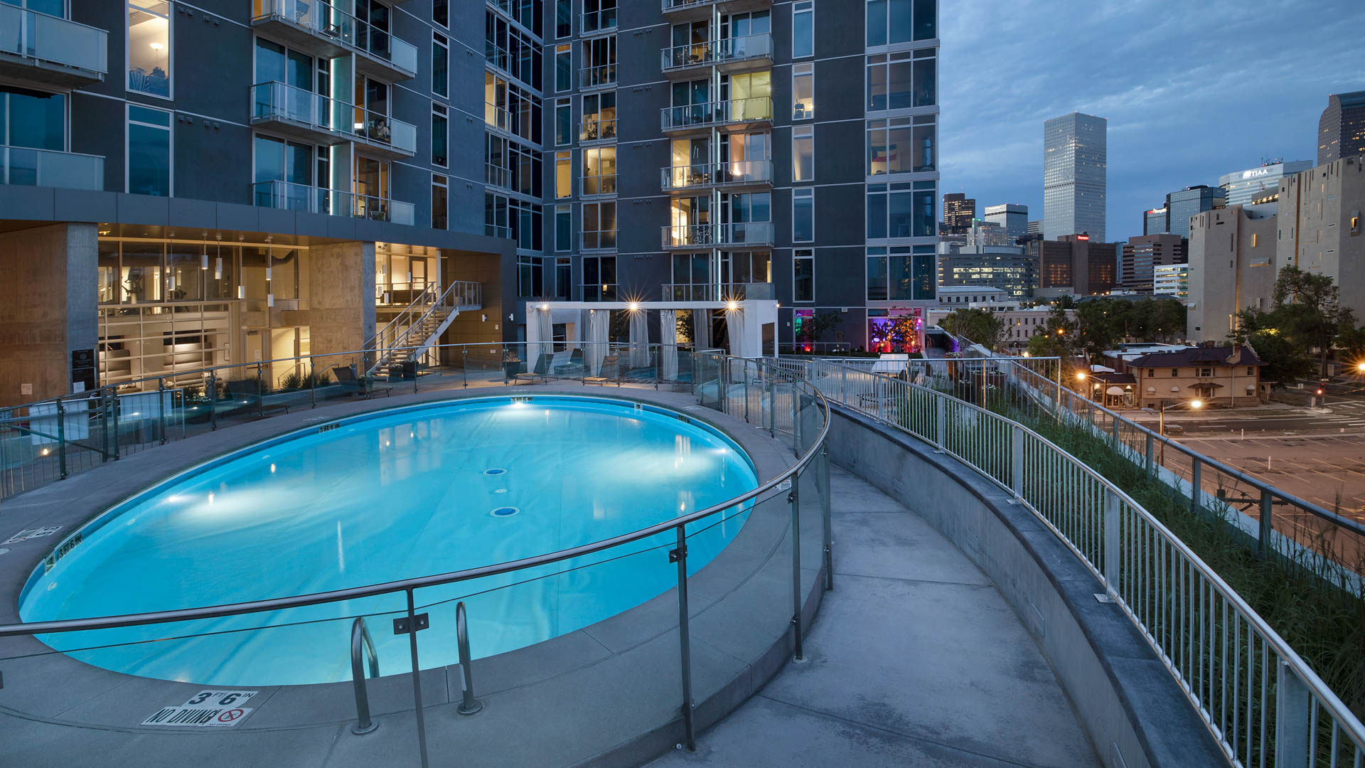 Pool at Eviva on Cherokee Apartments (6 of 7)