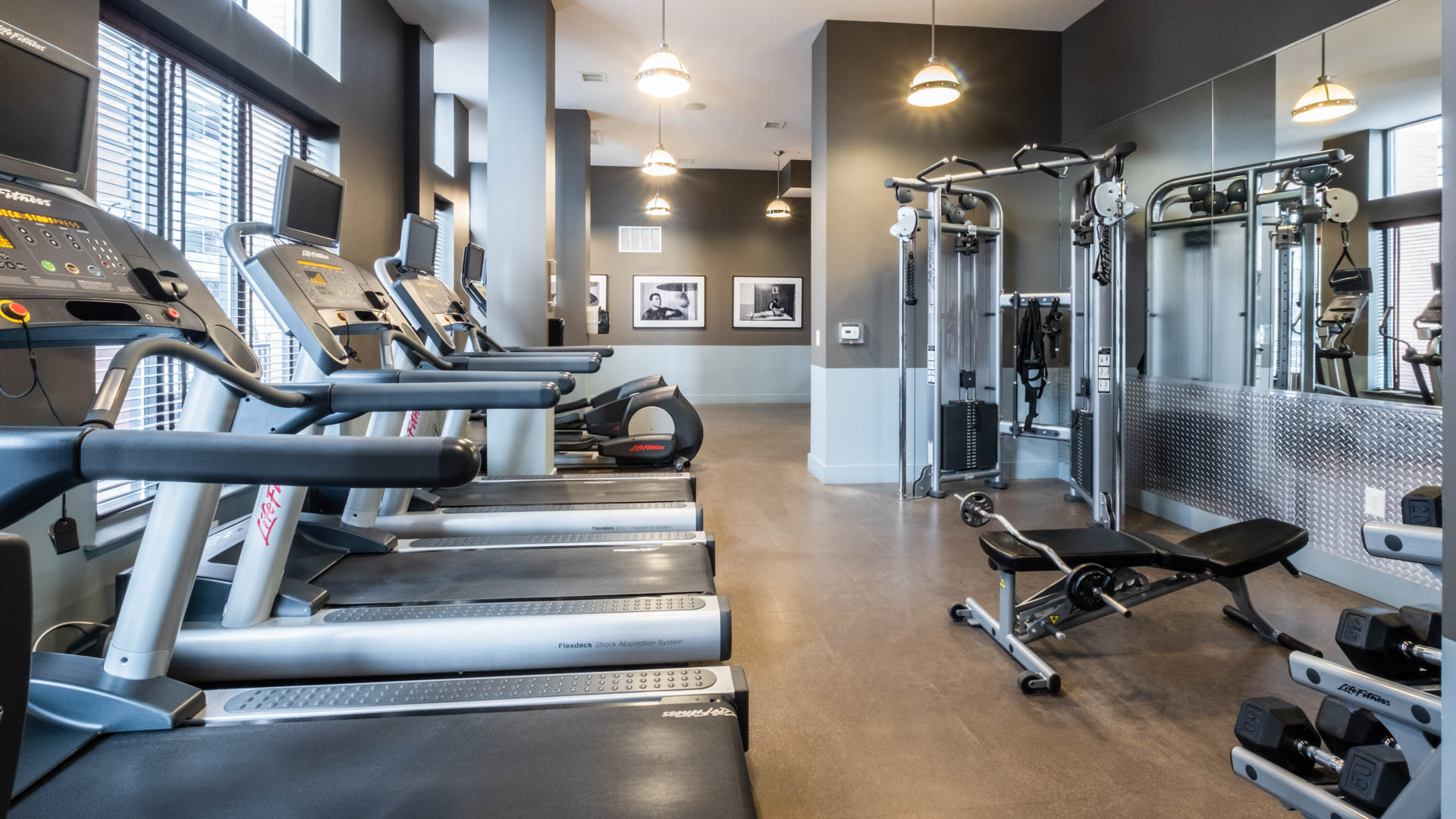 Gym at Madox Apartments