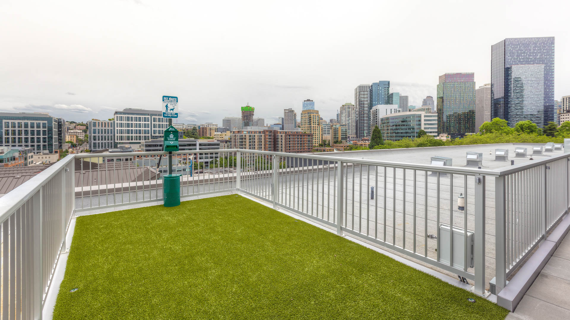 Dog park at Mark on 8th Apartments