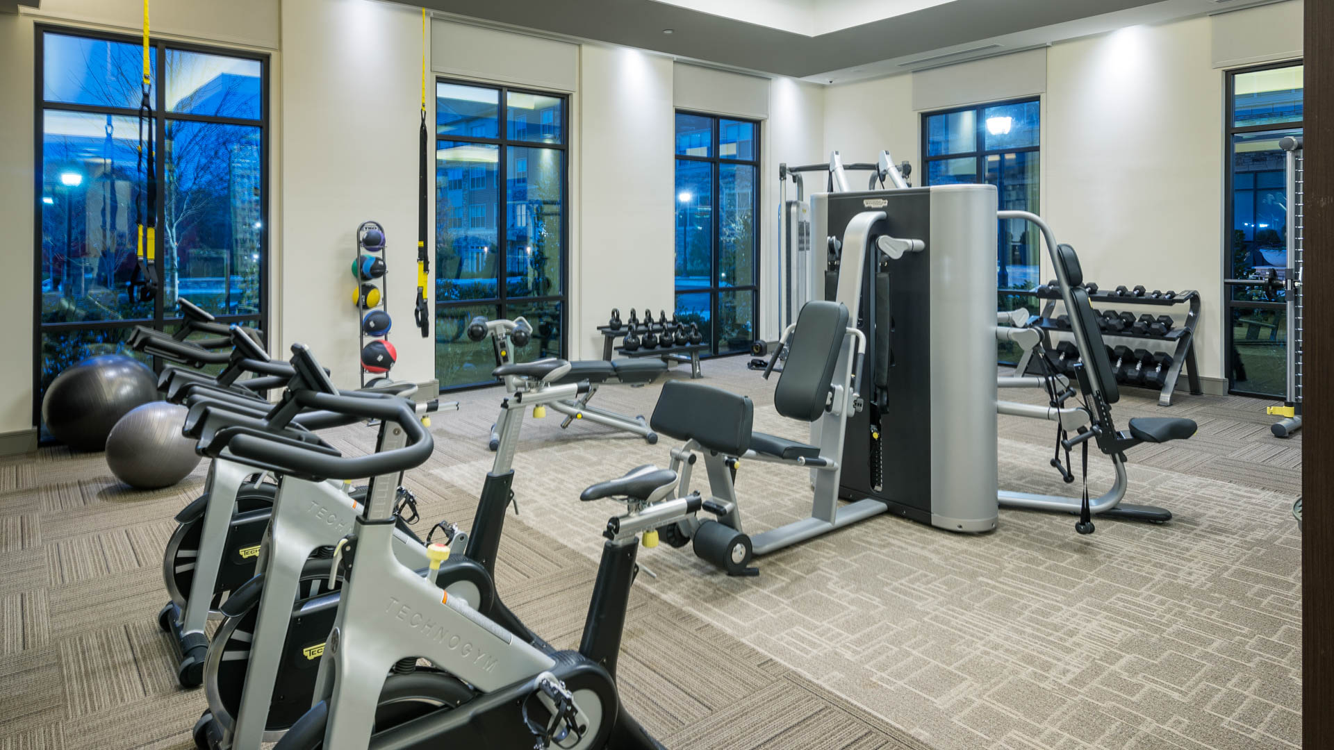 Gym at Axis at Shady Grove Apartments (1 of 2)