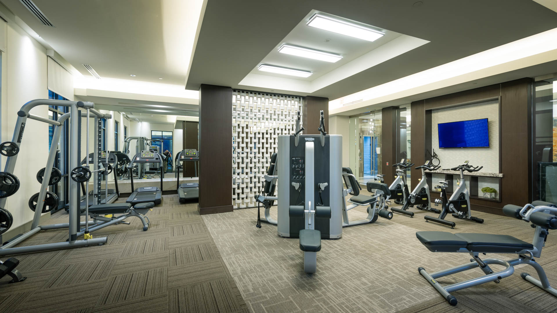 Gym at Axis at Shady Grove Apartments (2 of 2)