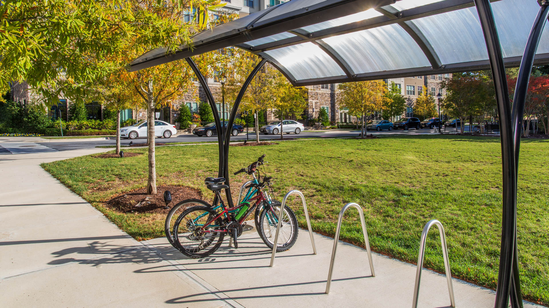 Bike room at Axis at Shady Grove Apartments