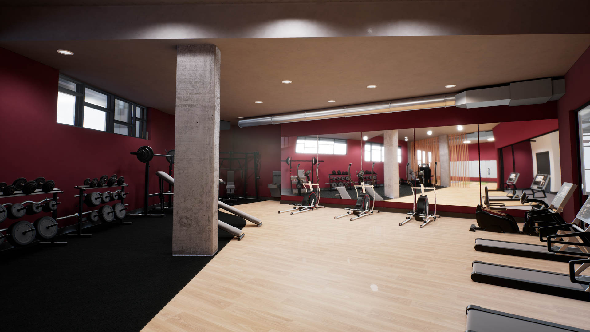 Gym at Chloe on Madison Apartments (4 of 4)