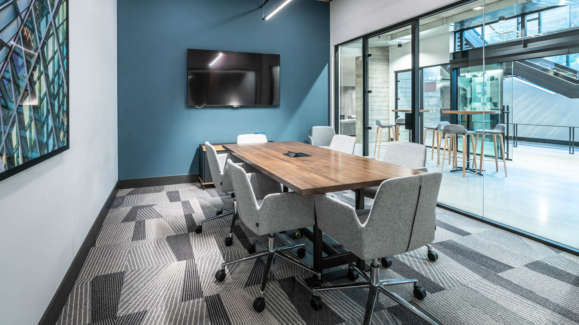 Work space at Chloe on Madison Apartments