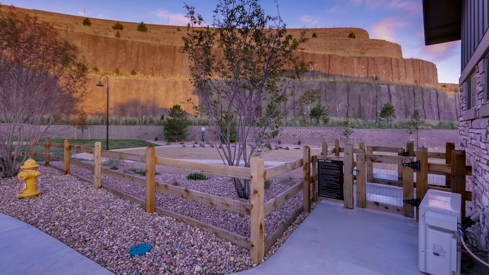 Dog park at Venue at the Promenade Apartments