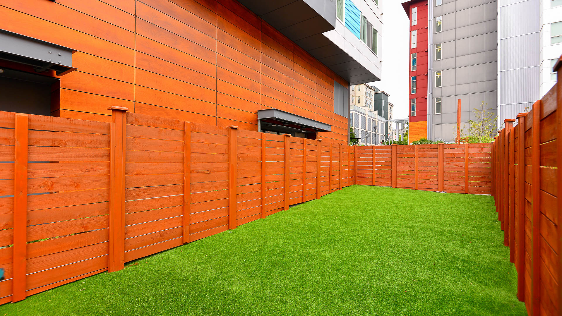 Dog park at Lane Apartments