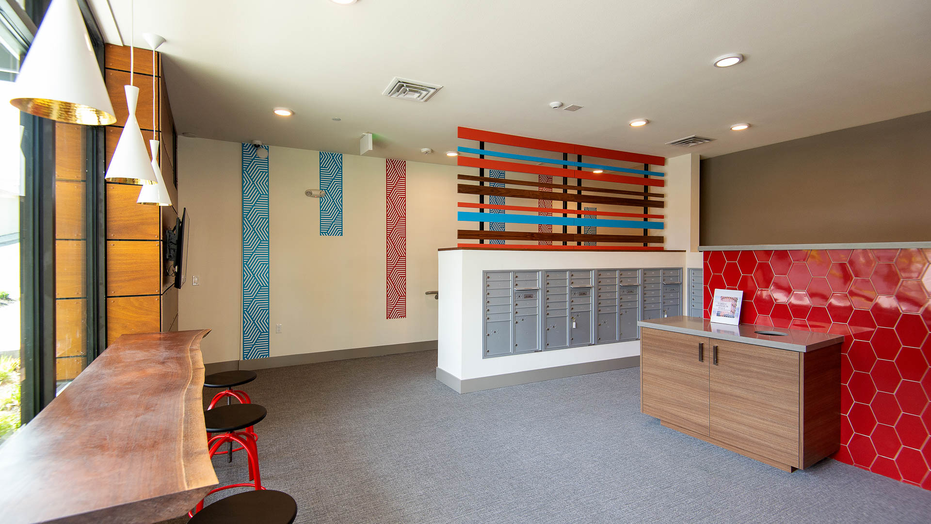 Mailroom at Lane Apartments