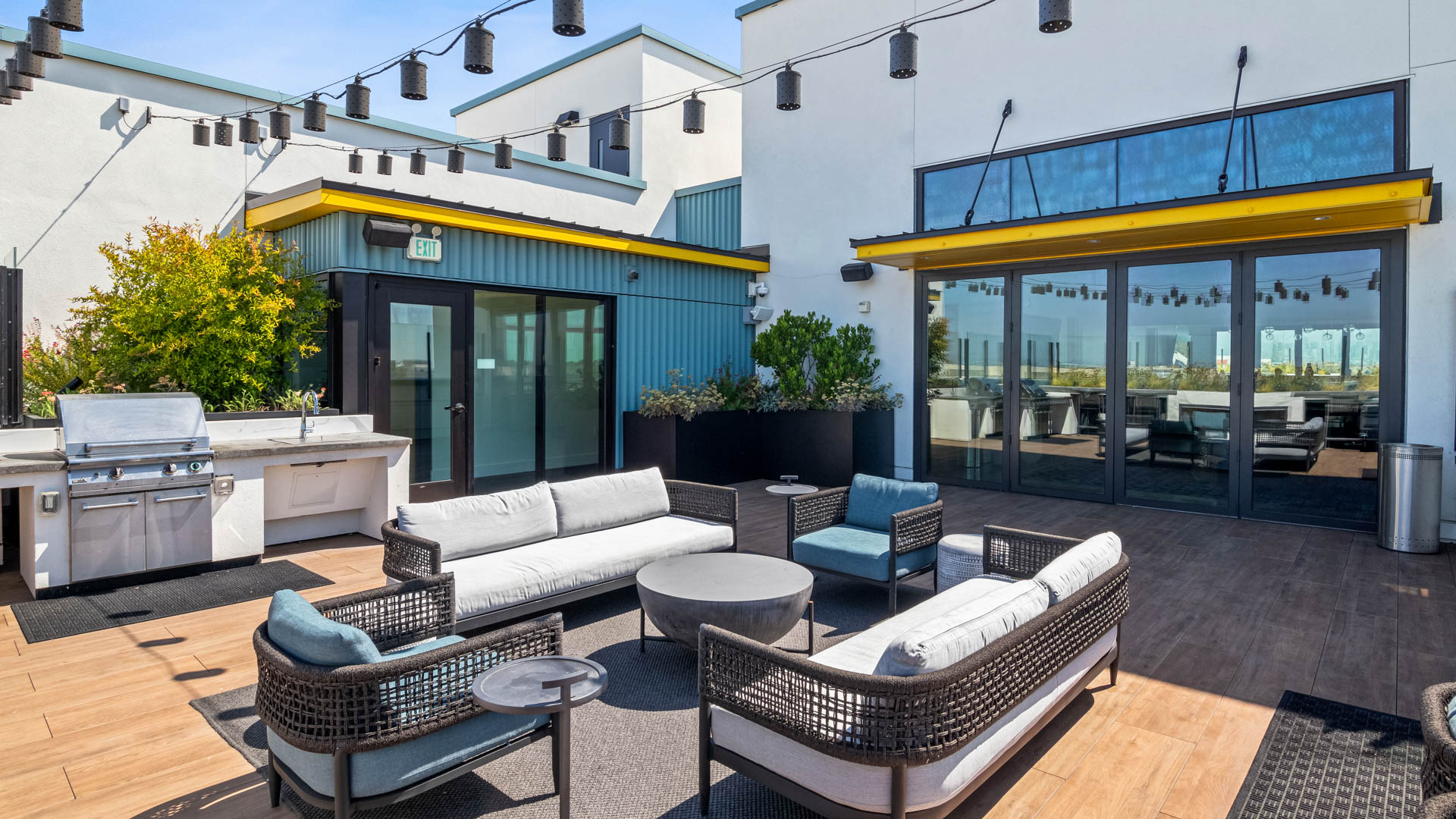 Roof deck at Aero Apartments (2 of 2)