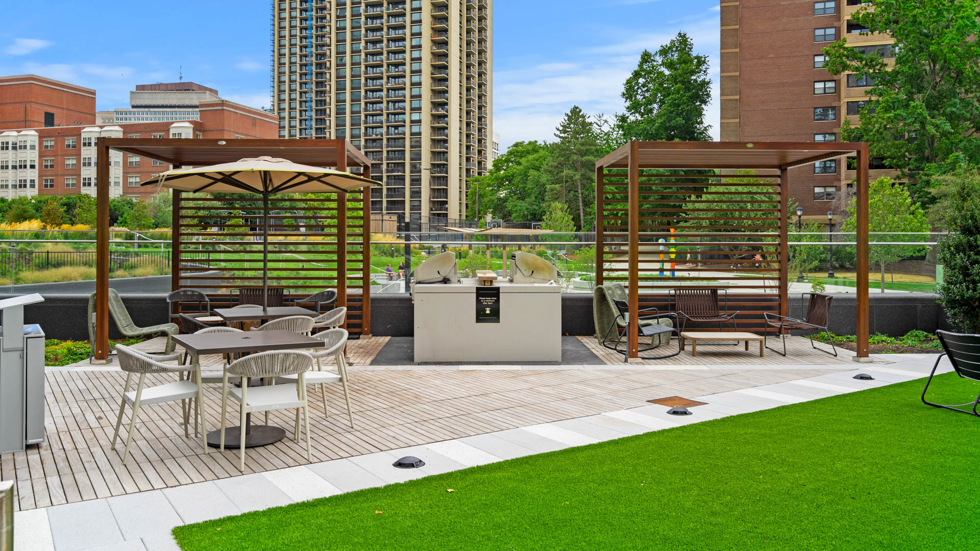 Grill area at Alcott Apartments (2 of 2)