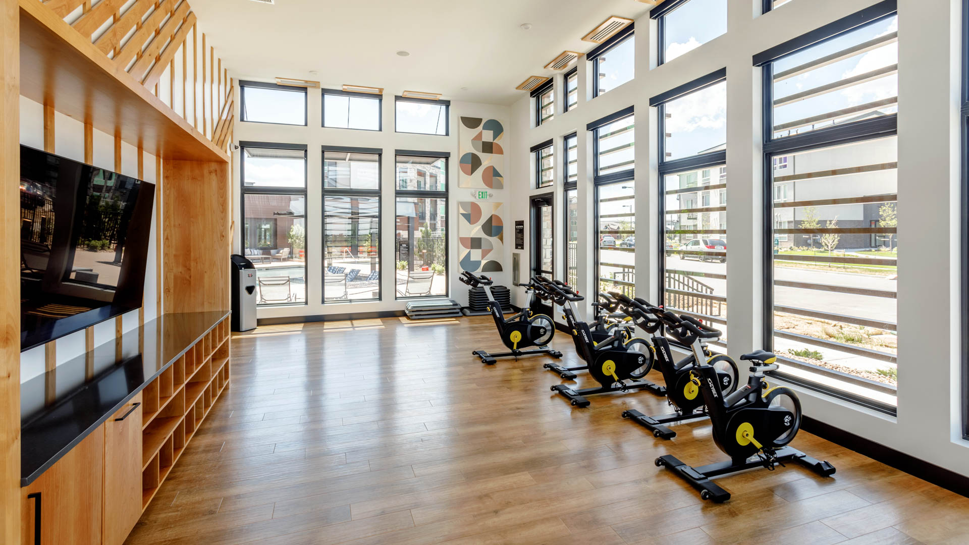 Gym at Circa Fitzsimons Apartments (3 of 4)