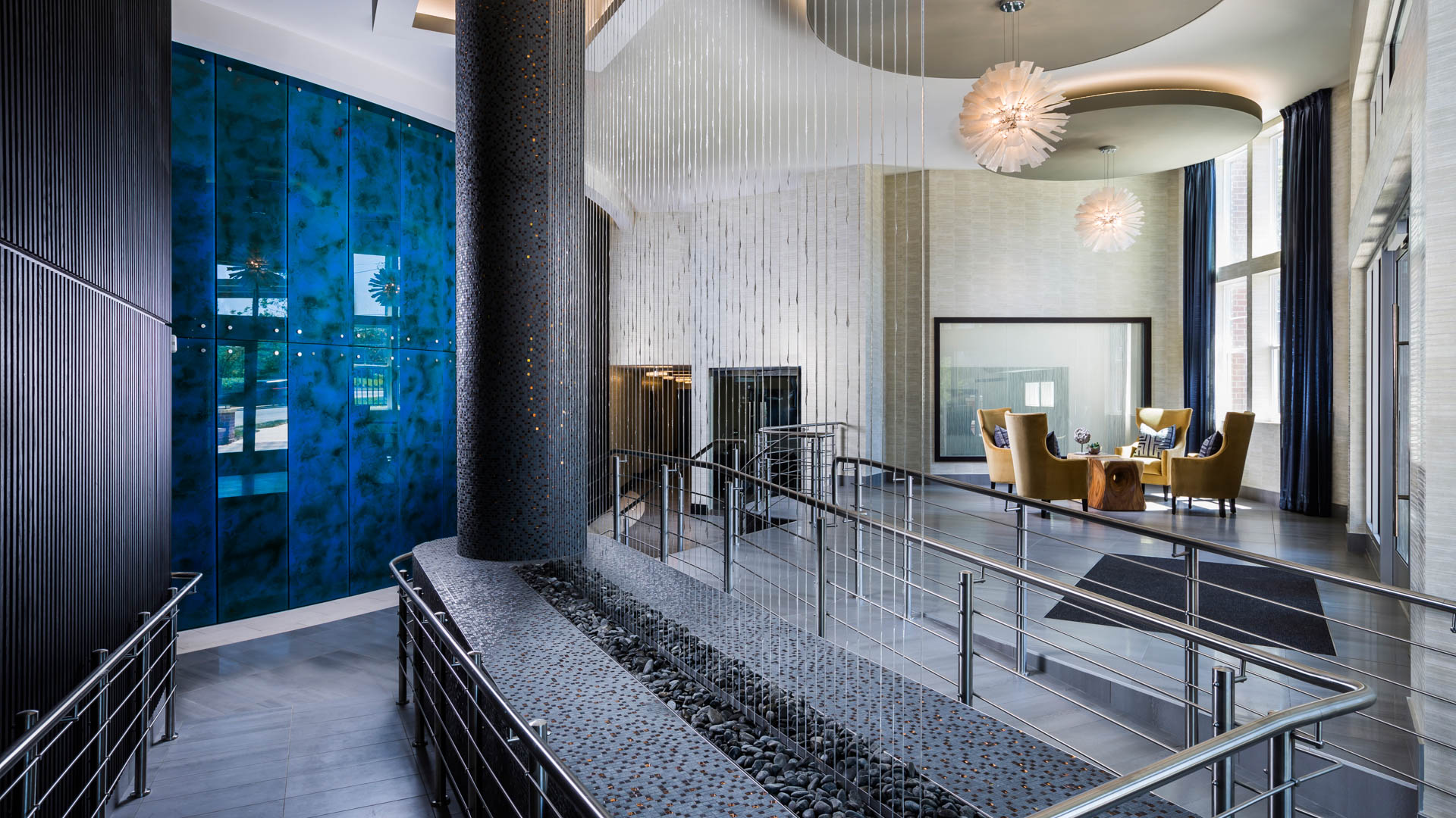Lobby at Radiant Fairfax Ridge Apartments