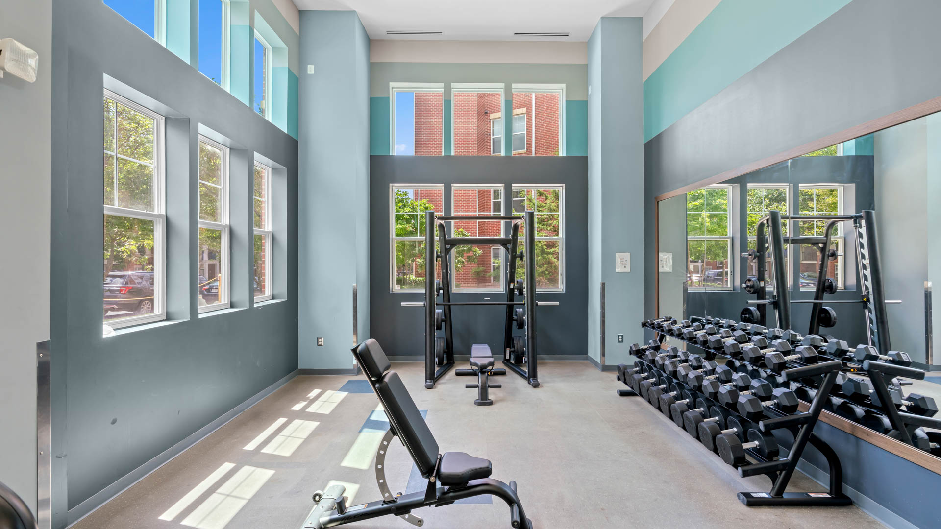 Gym at Radiant Fairfax Ridge Apartments (2 of 2)