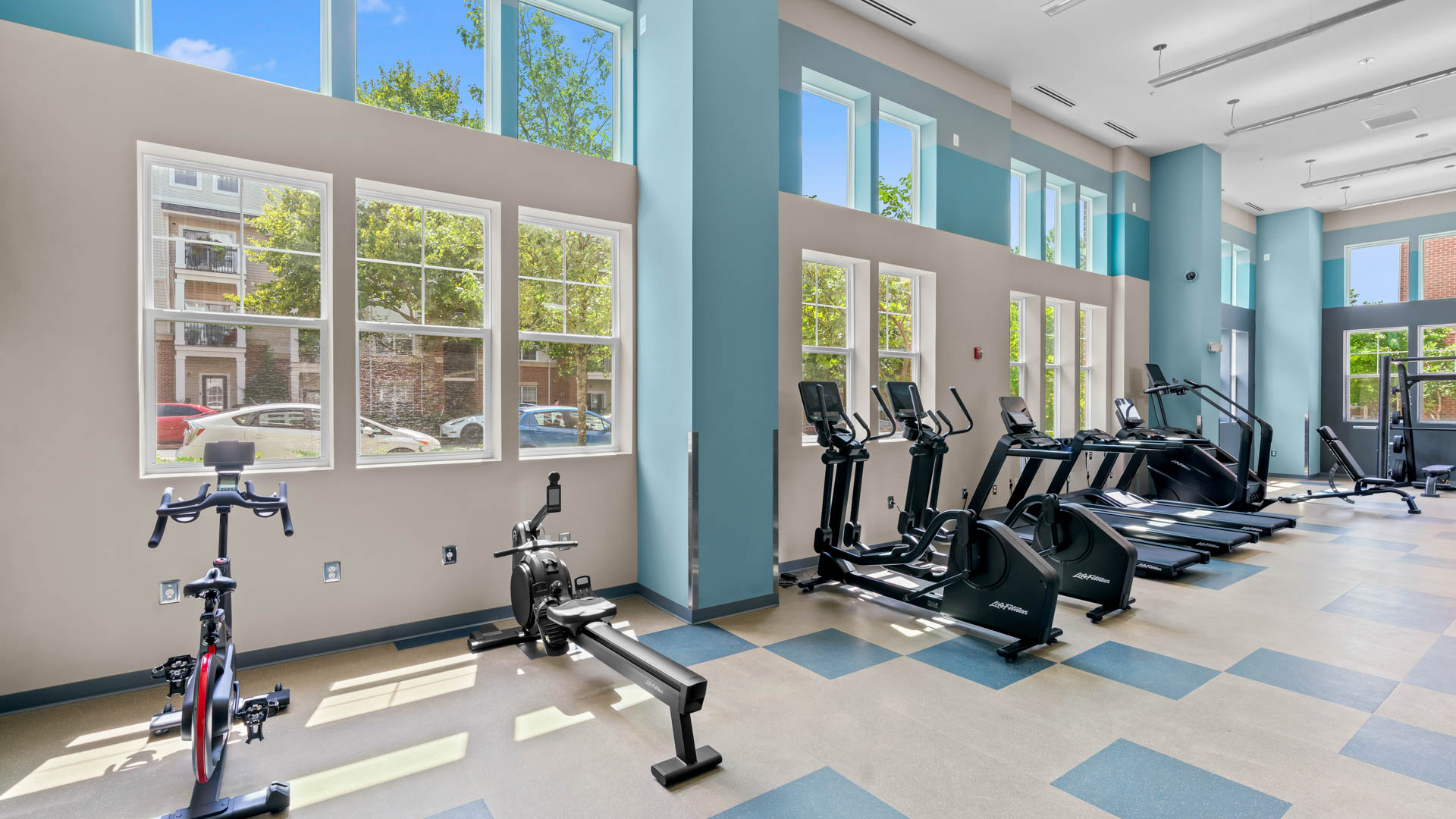 Gym at Radiant Fairfax Ridge Apartments (1 of 2)