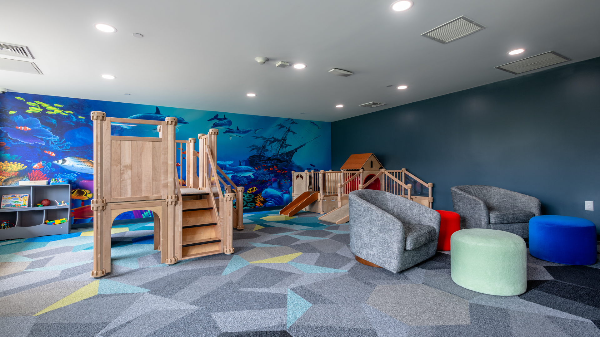 Playroom at The Reserve at Burlington Apartments
