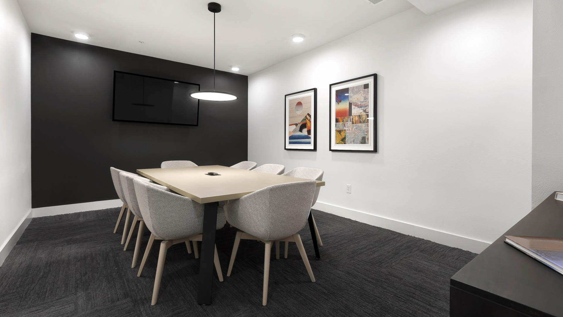 Work space at The Weaver Apartments