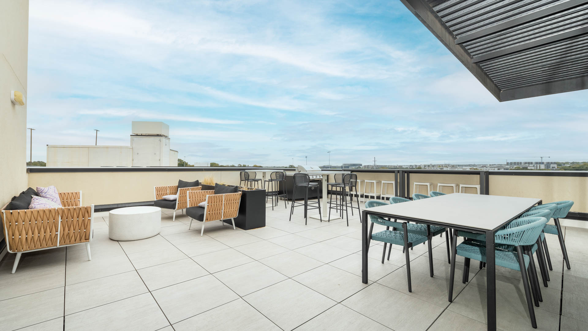 Roof deck at The Weaver Apartments (2 of 2)