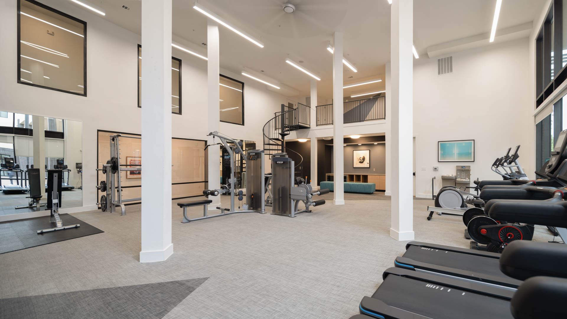 Gym at The Weaver Apartments (2 of 4)
