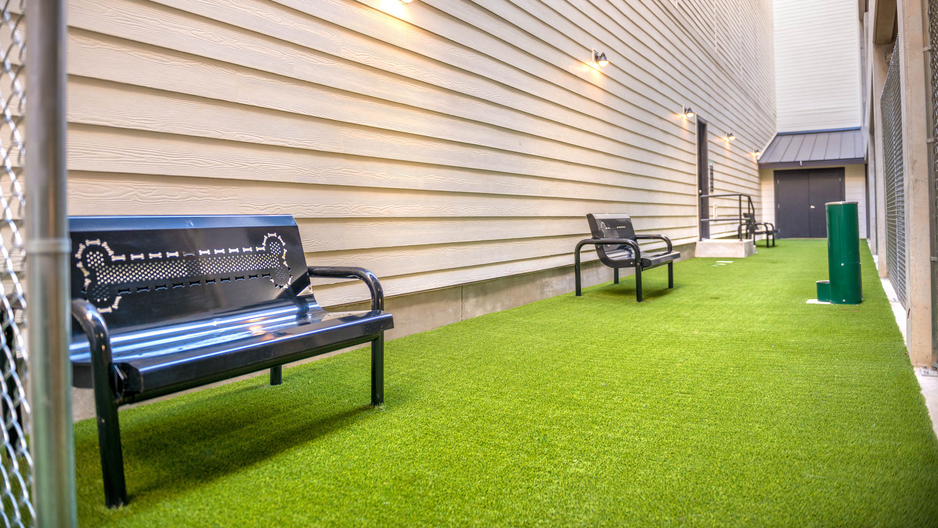 Dog park at Kilby Apartments