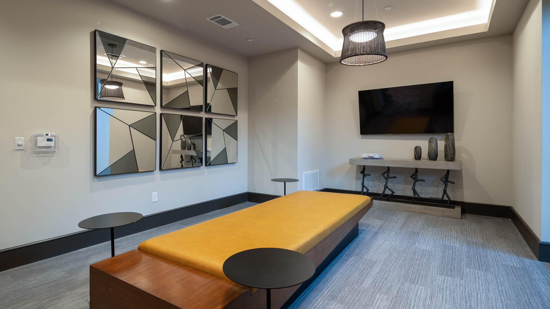Gym at Olivian at the Realm Apartments (6 of 6)
