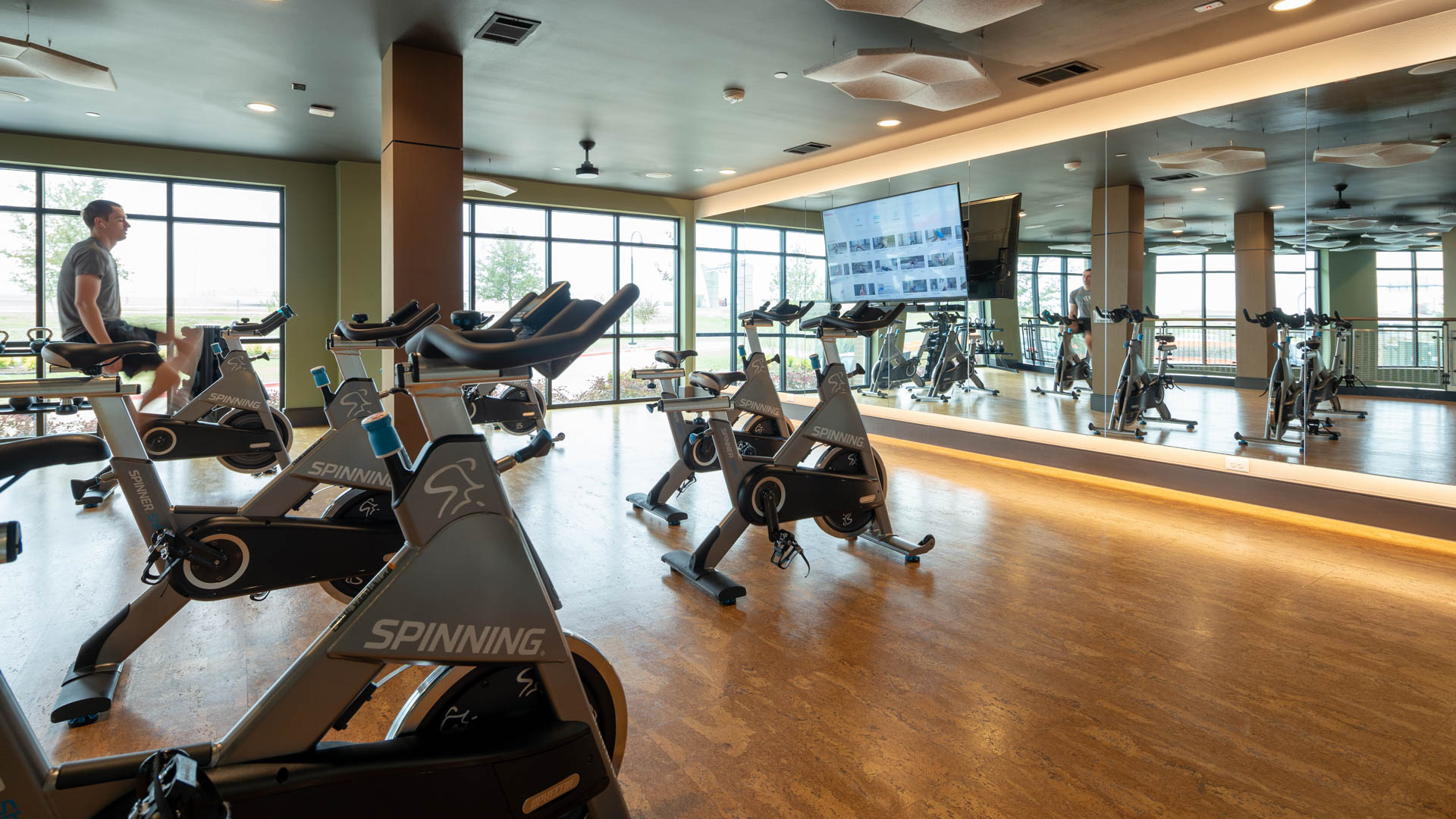 Gym at Olivian at the Realm Apartments (5 of 6)
