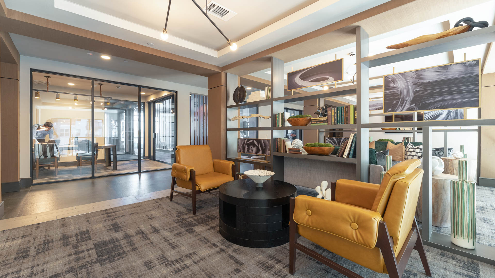 Business center at Olivian at the Realm Apartments (2 of 2)