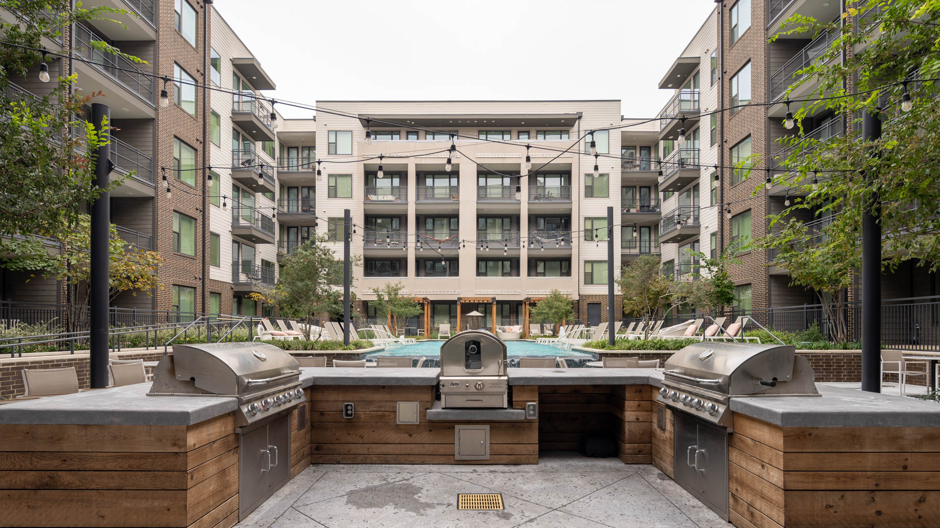 Grill area at Westerly Apartments