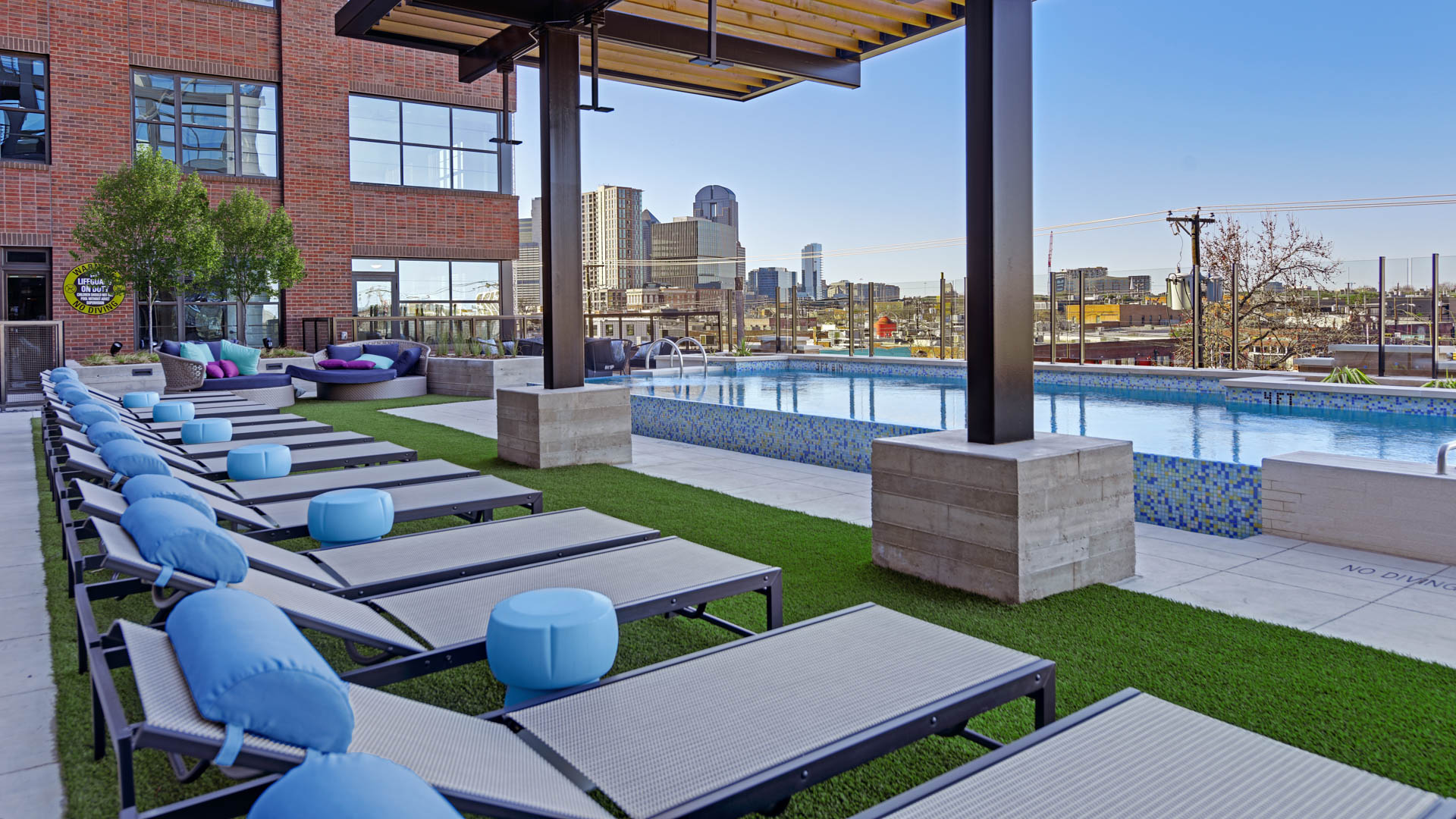 Pool at Indie Deep Ellum Apartments (1 of 3)