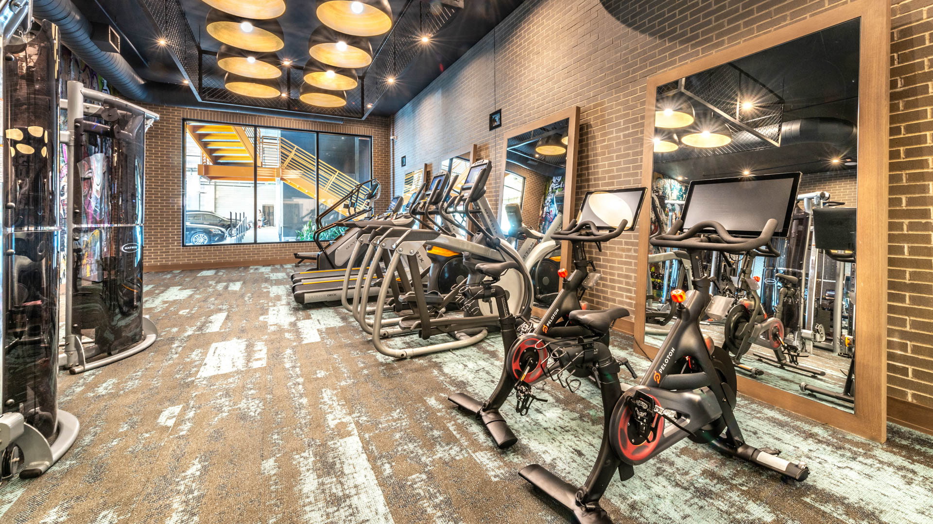 Gym at Indie Deep Ellum Apartments (2 of 3)