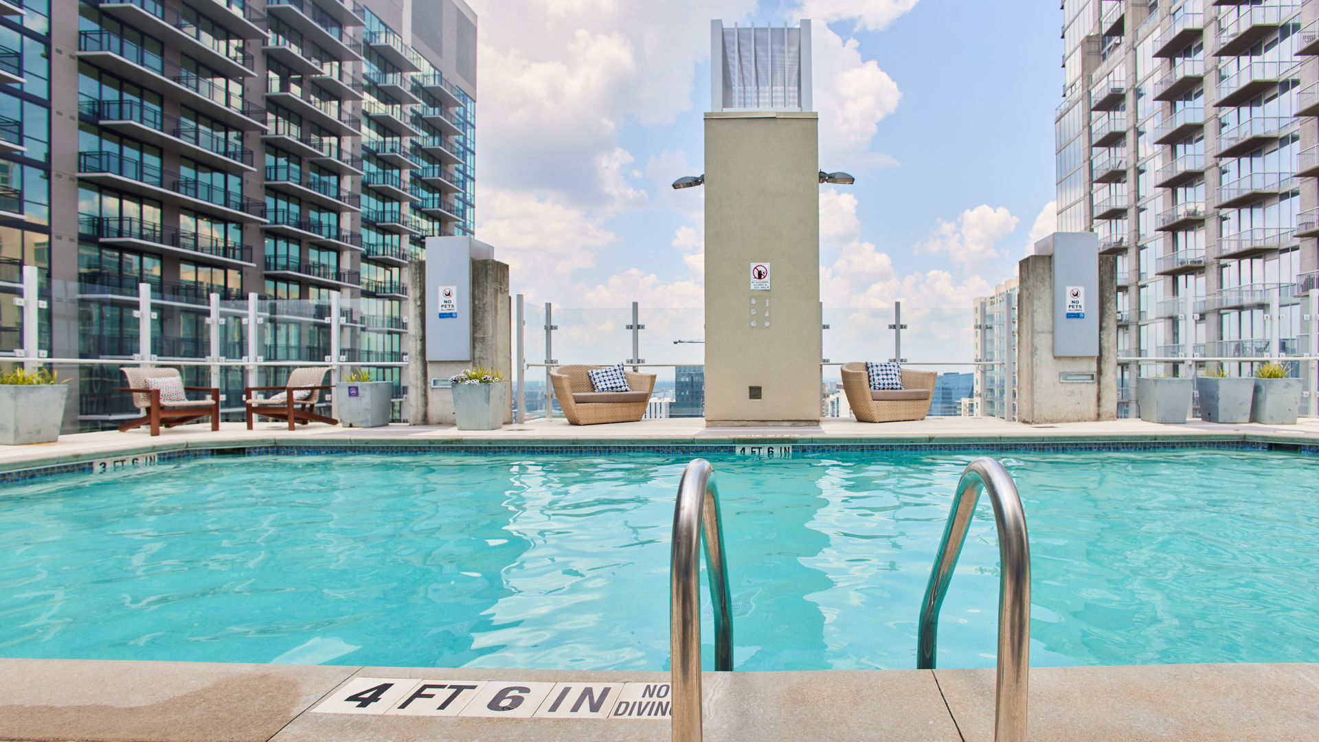 Pool at Skyhouse South Apartments (3 of 4)