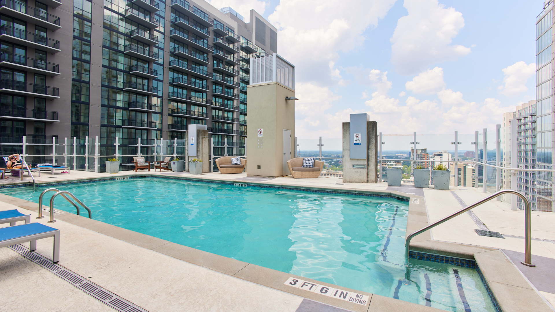 Pool at Skyhouse South Apartments (4 of 4)