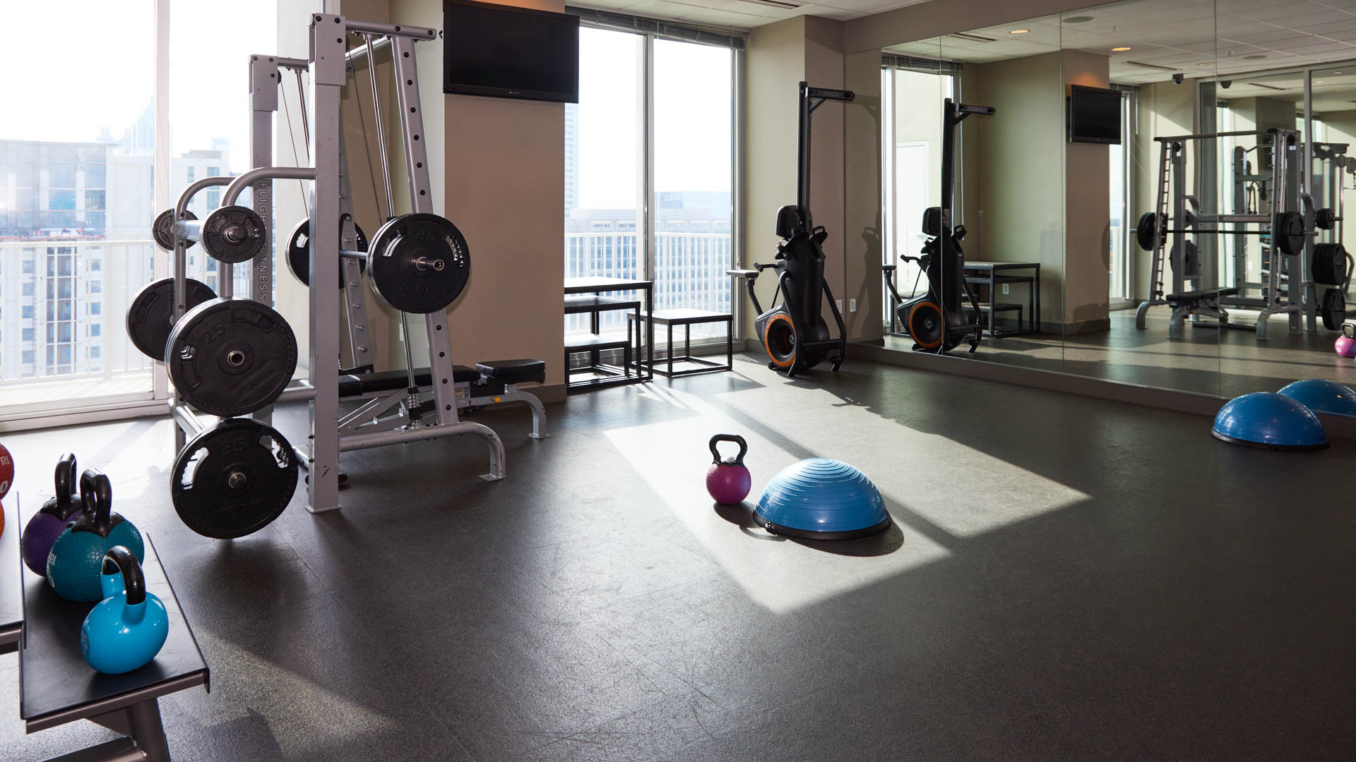 Gym at Skyhouse South Apartments (1 of 5)
