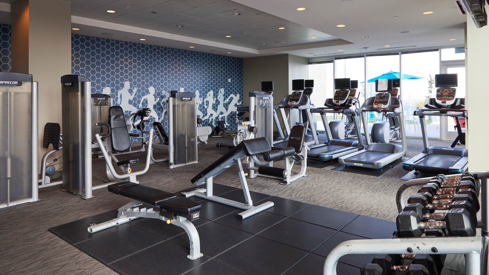 Gym at Skyhouse South Apartments (3 of 5)