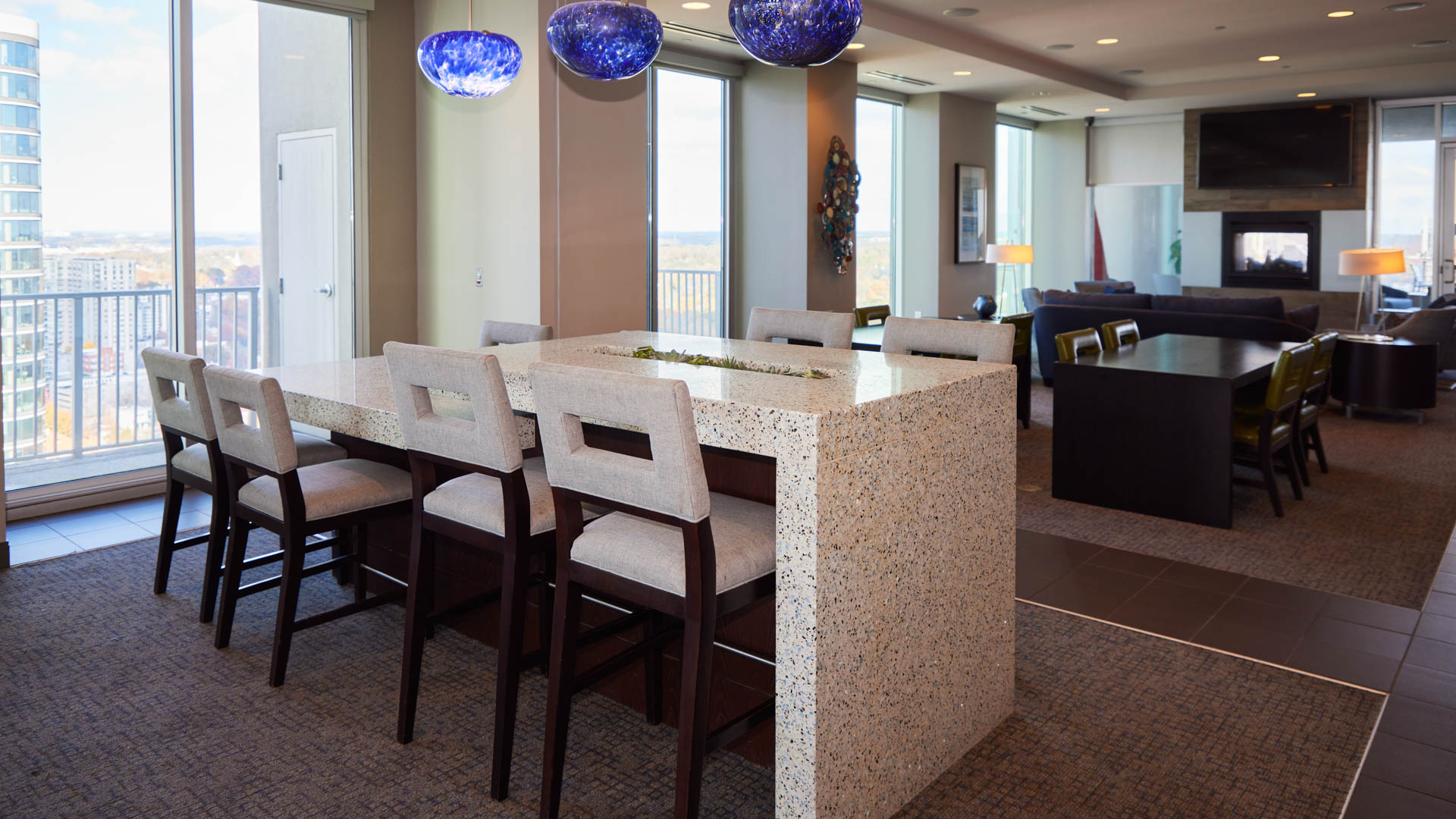 Lounge at Skyhouse South Apartments (2 of 8)